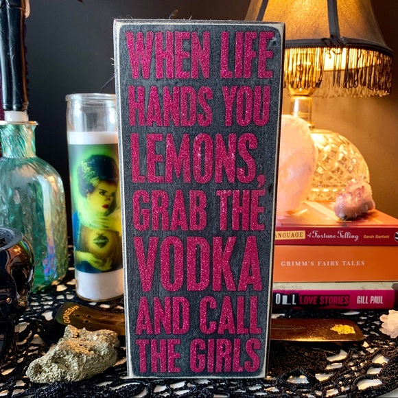 When Life Hands You Lemons Grab The Vodka... 🍸🖤 - Picture 1 of 4